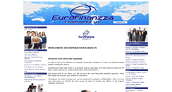 Desktop Screenshot of eurofinanzza.com